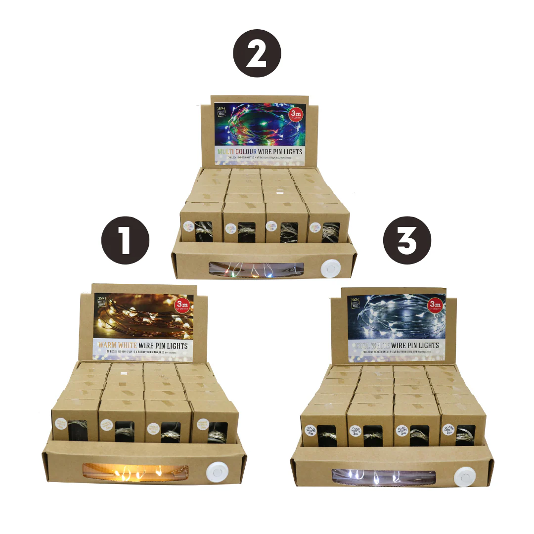 LED Starry Lights 3m Battery Operated