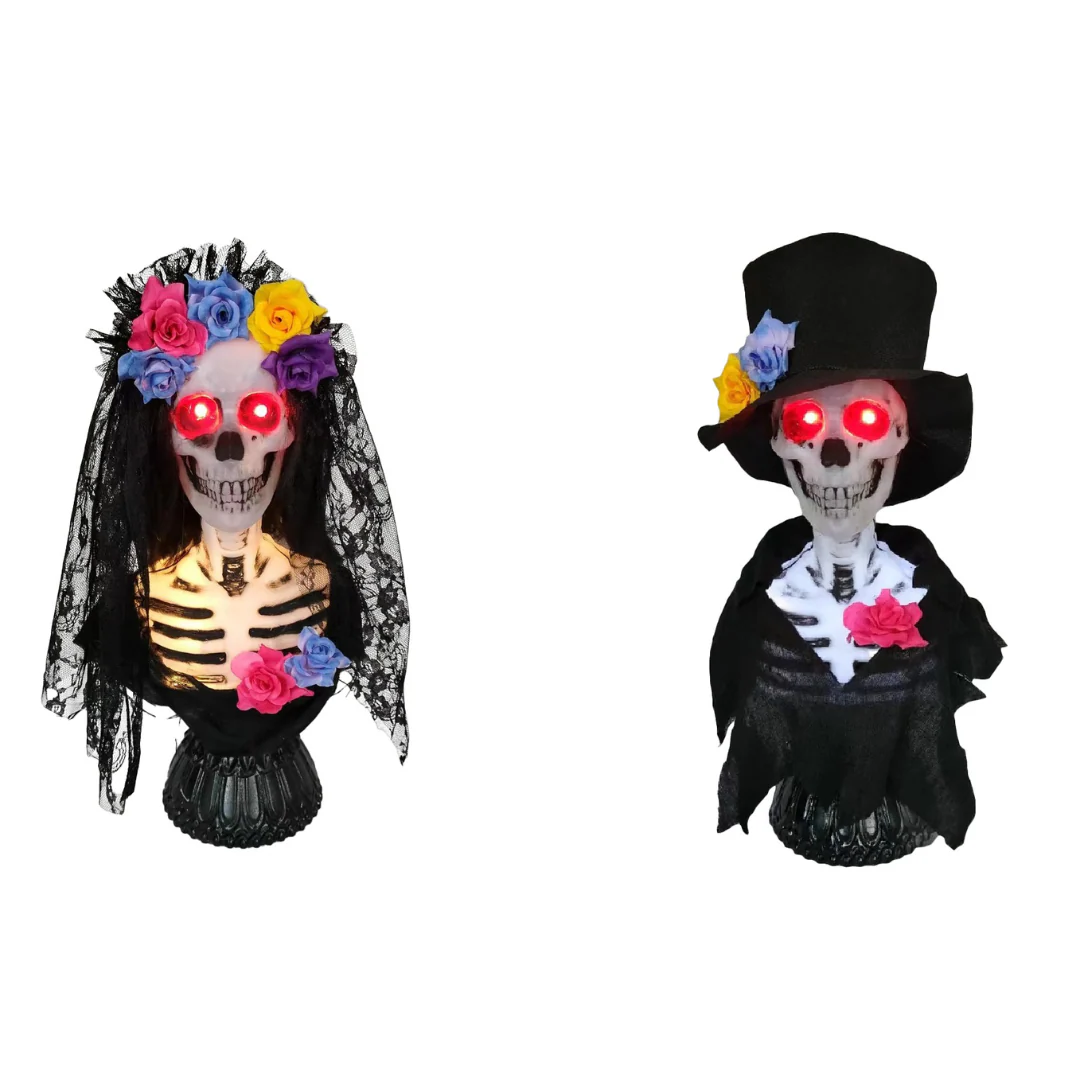 Led Table Top Skeleton Battery Operated 35Cm Asst - Image 2