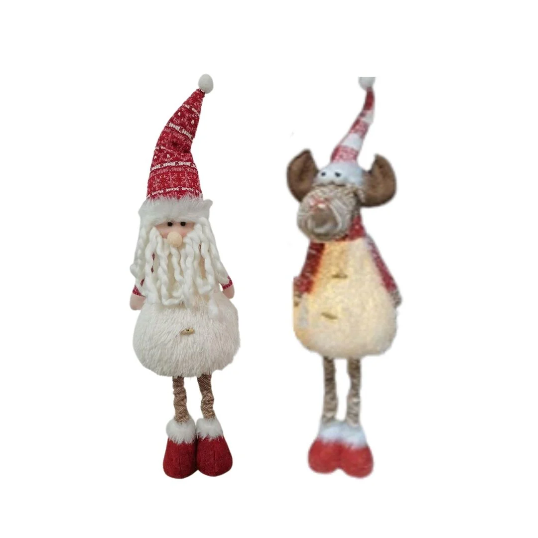 LED White Santa Deer 69cm Assorted