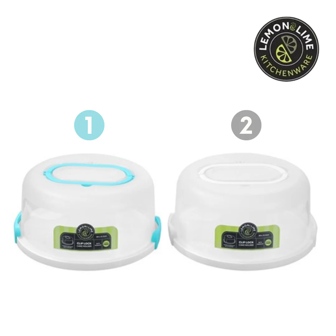 Lemon and Lime Cake Holder Round 30cm 2 Asstd