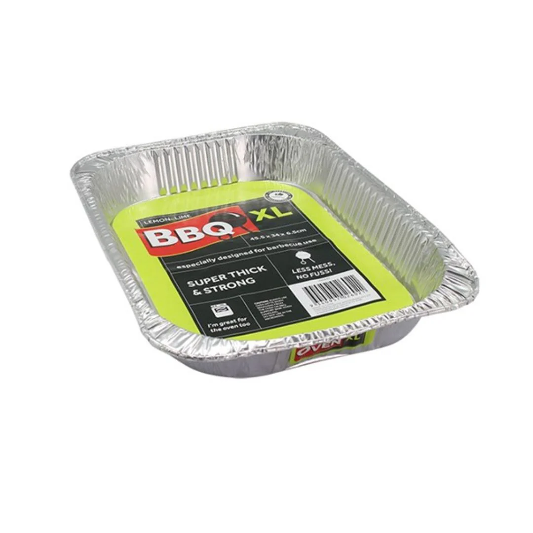Foil Baking Tray Large & 45.5X34X6.5Cm Lemon Lime - Image 2
