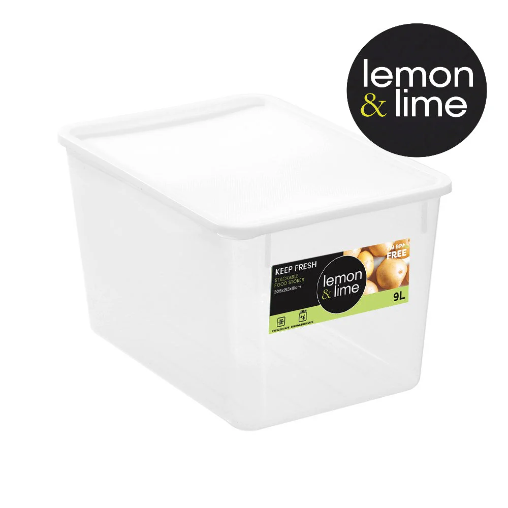 KEEP FRESH STACKABLE FOOD STORER 9L 30.5X21.5X18CM