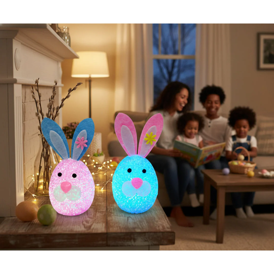 Light Up Egg Bunny Colour Change Assorted - Image 4