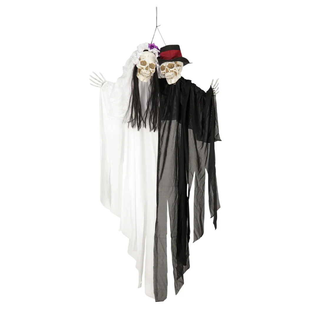 Light Up Hanging Bride and Groom 120cm