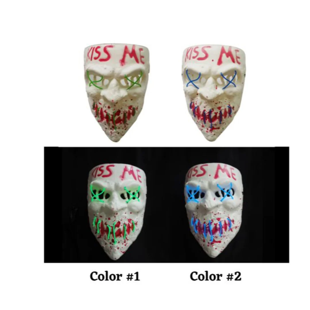 Light Up Horror Kiss Me Mask