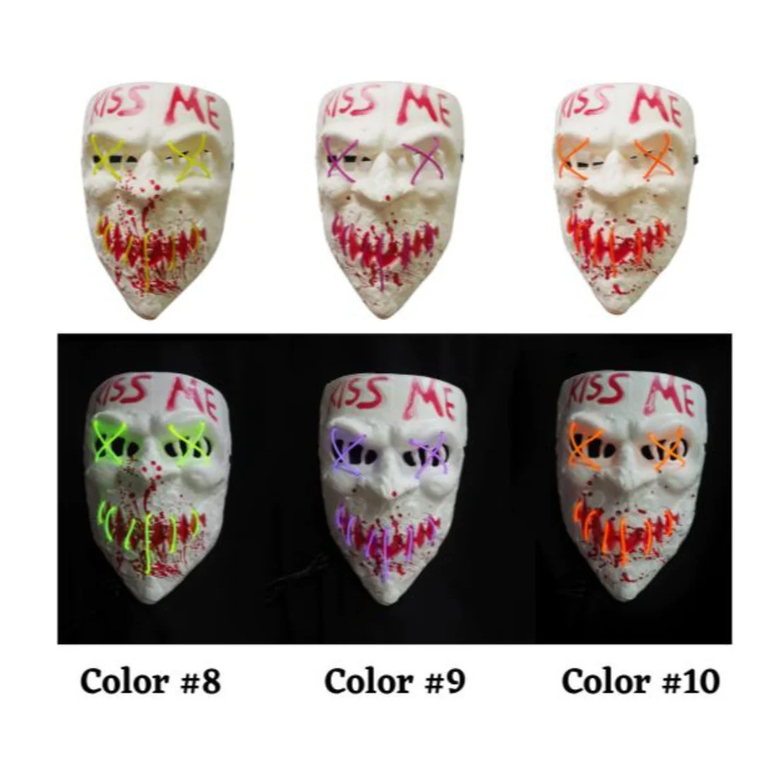 Light Up Horror Kiss Me Mask - Image 4