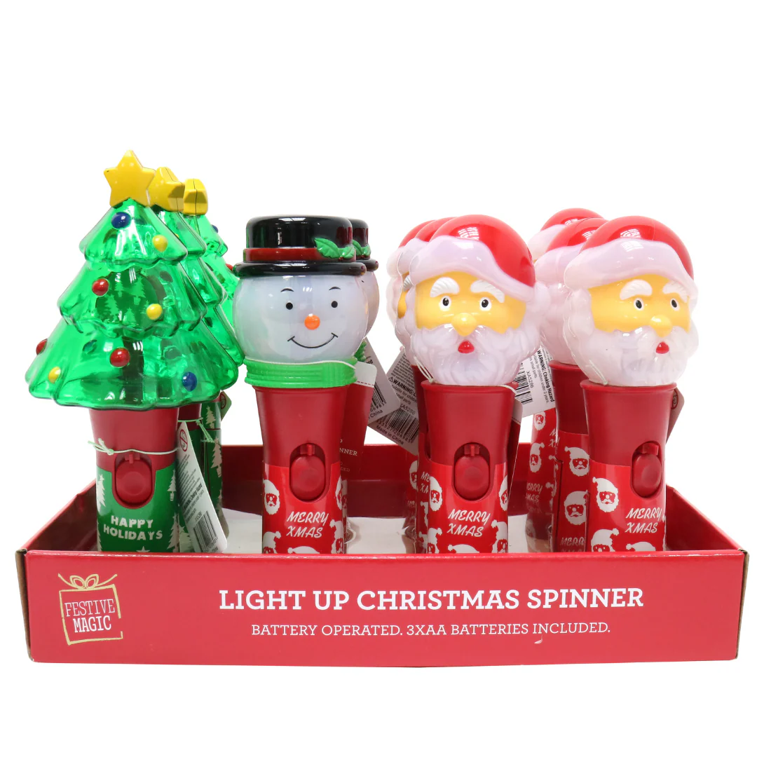 Light Up Spinning Character Batt Inc SRT Assorted