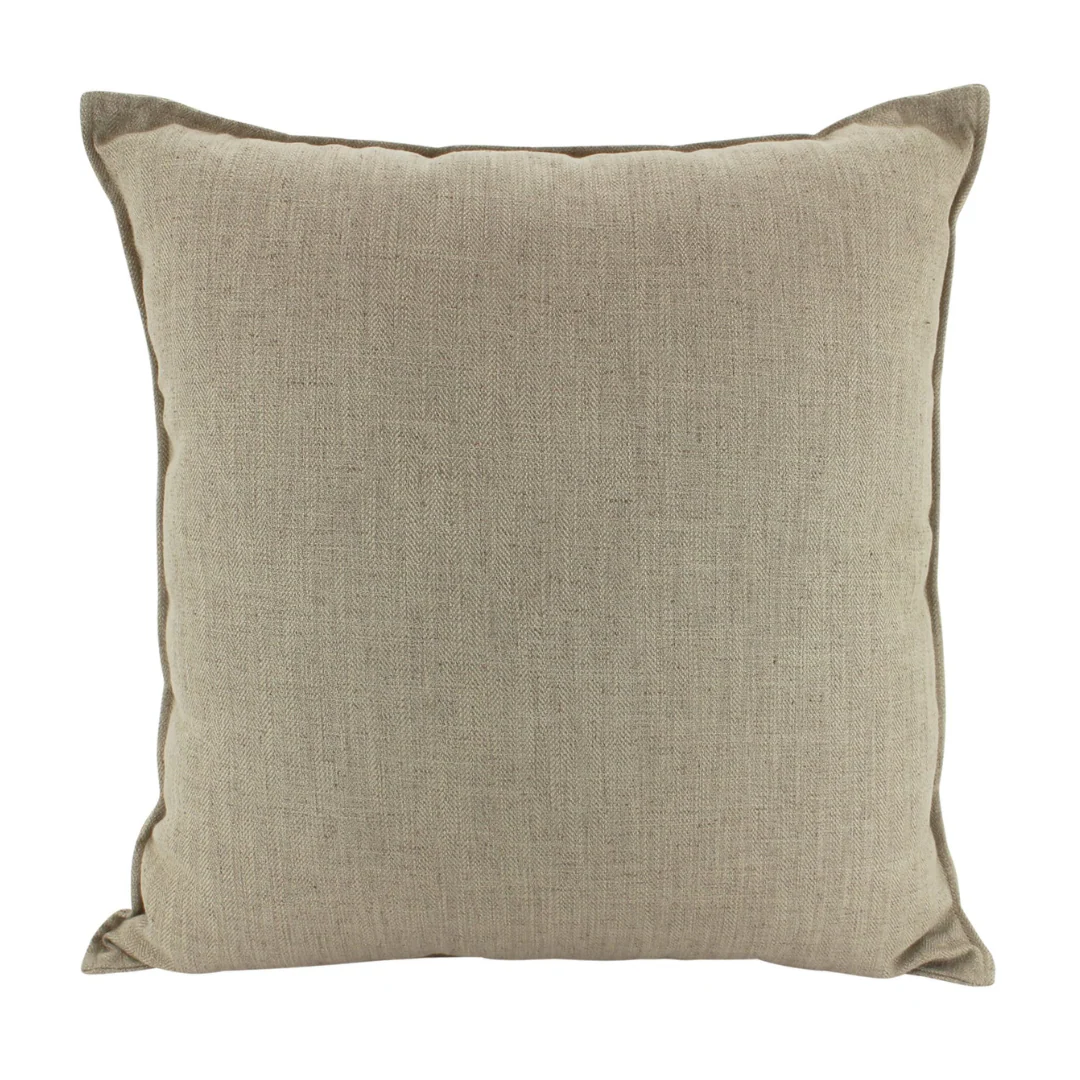 Linen Cushion 45x45cm Latte