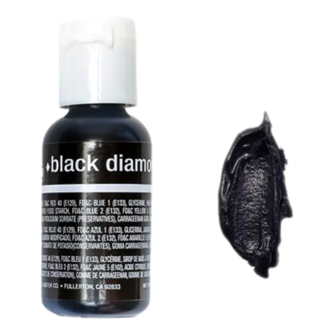 Chefmaster Liqua-Gel - Black Diamond 0.7oz/20g