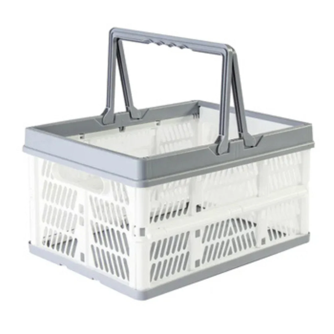Living Today Collapsible Shopping Basket with Handle 9L - Image 2