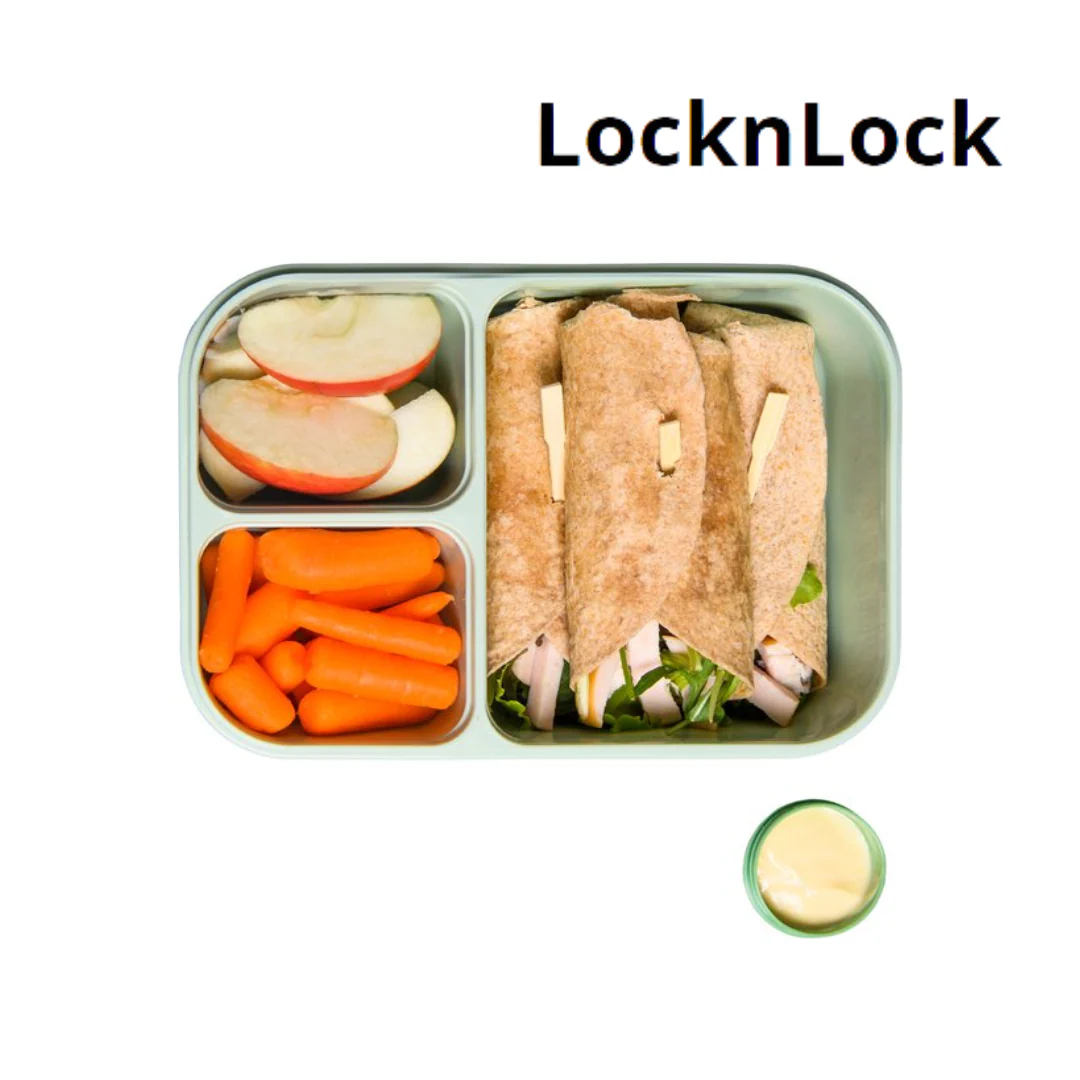 Lock n Lock To-Go Bento Box 1.5L Mint HPL782 - Image 2