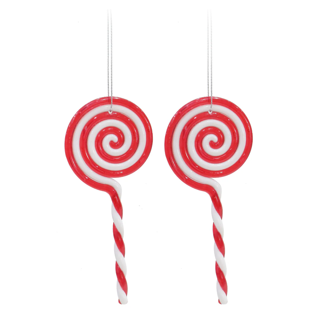 Lollipop Hanging Deco 13cm 2pk - Image 2