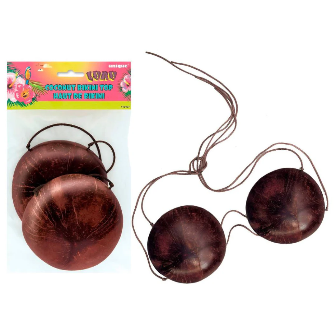 Luau Coconut Bikini Top