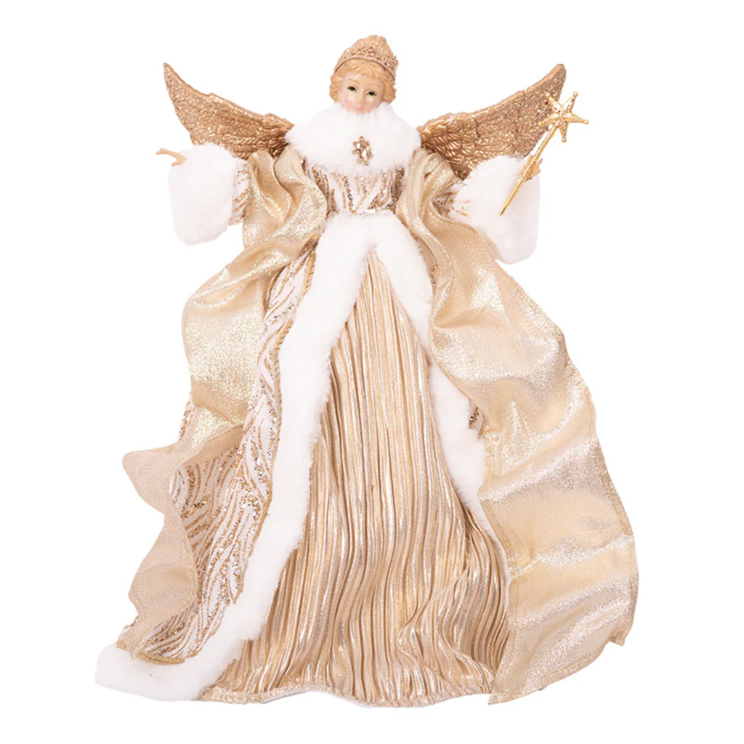 Luxe Angel Tree Topper or Table Top Decoration 24x11x39cm - Image 2