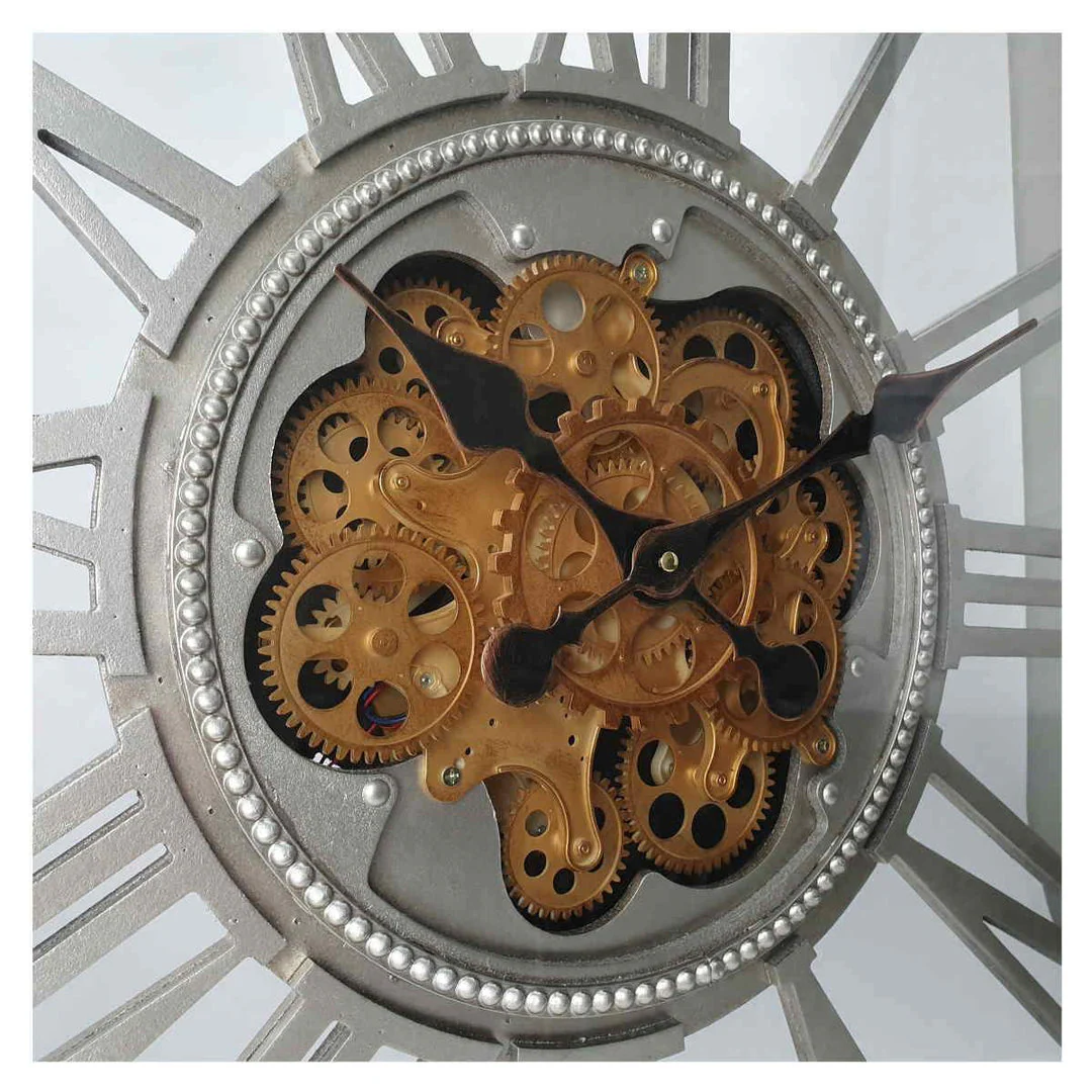 Luxurious Big Square Rotary Gears Clock - Image 5