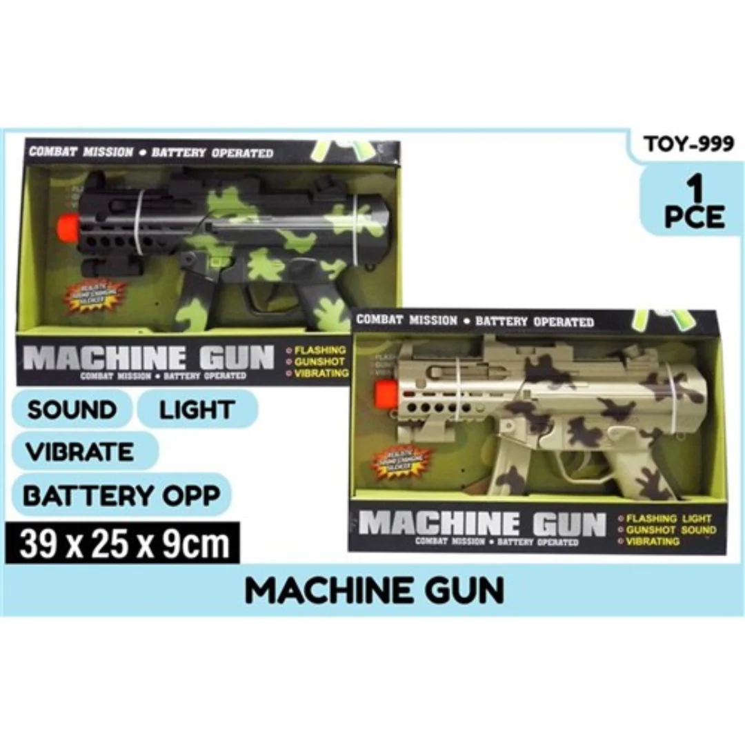Machine Gun B/Opp L/Up&Snd Vibrate
