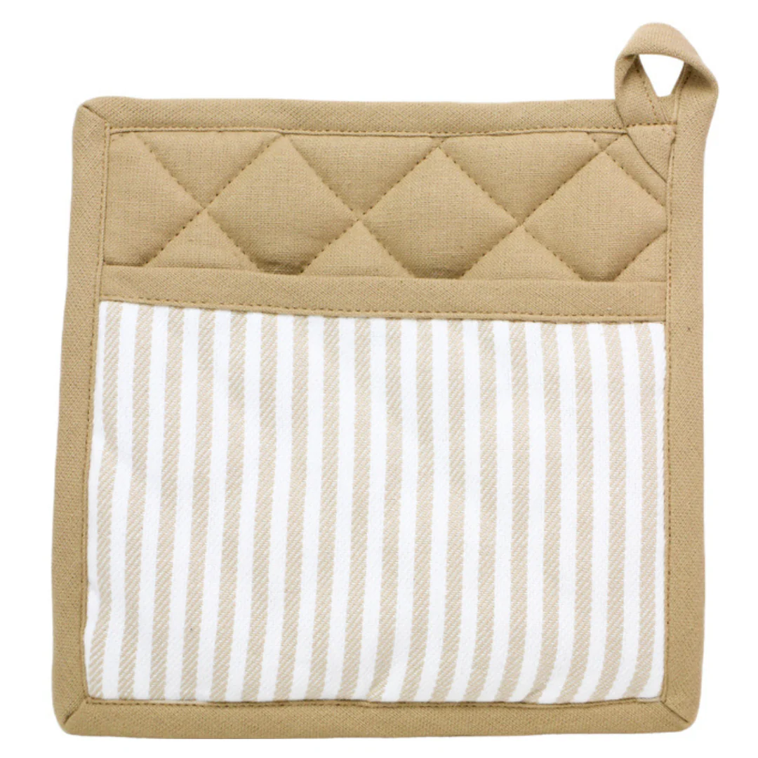 Maison Strip Potholder 20x20cm Beige