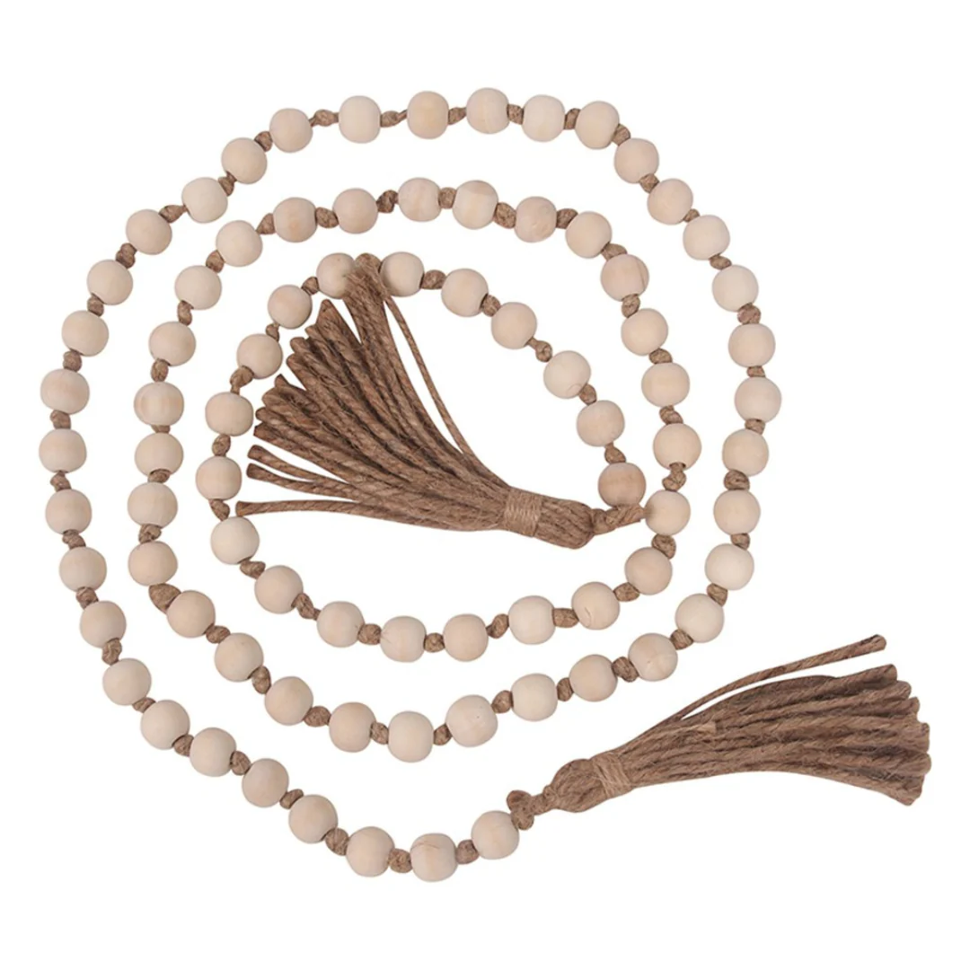 MDF Ball Garland with Tassel 180cm