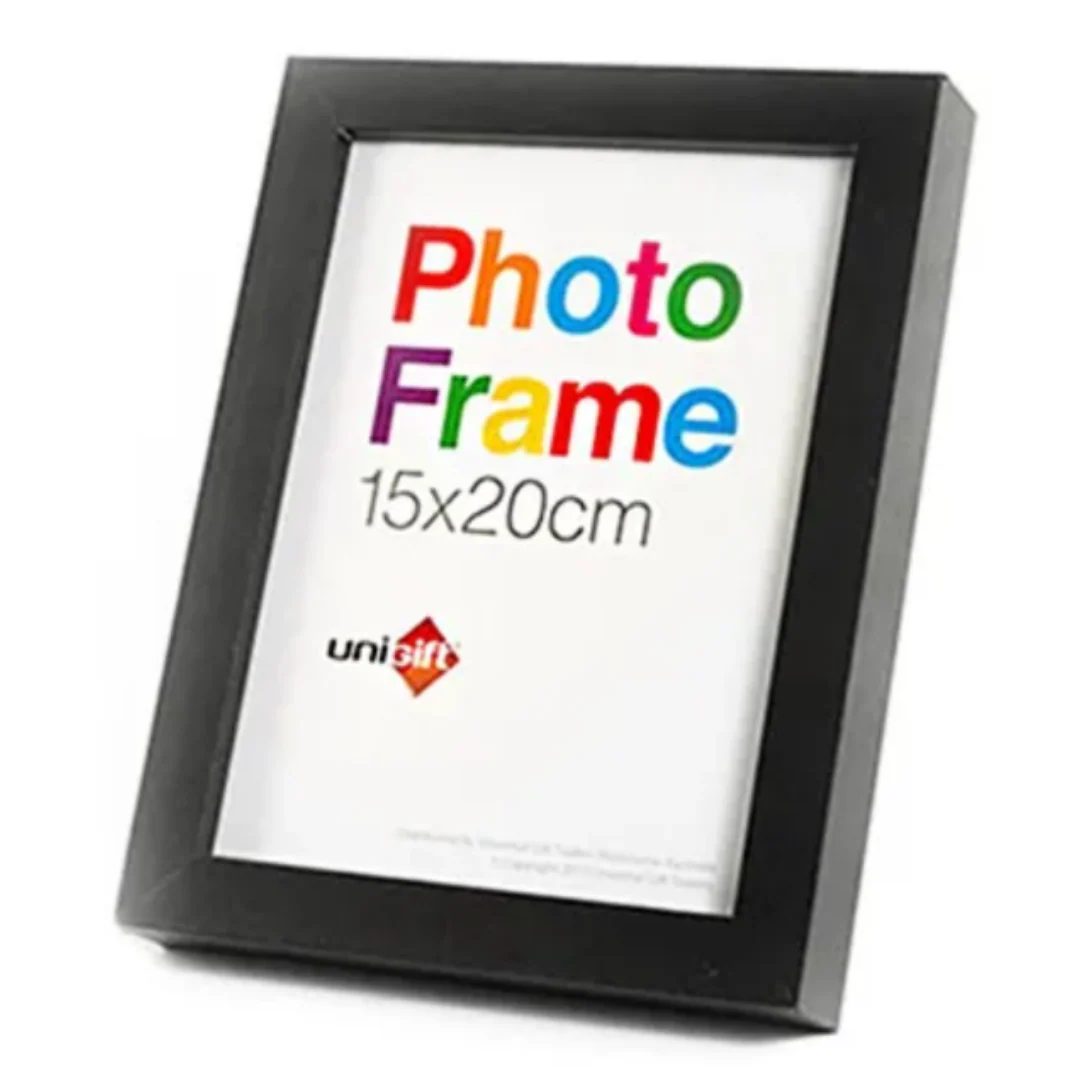 MDF Photo Frame Black 15x20cm