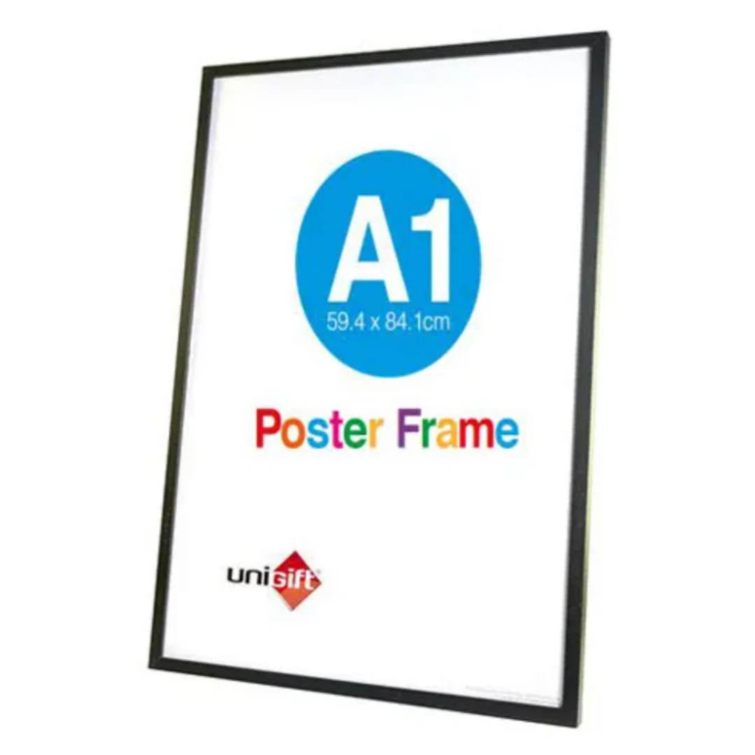 MDF Poster Frame 59.4x84.1cm A1 Black