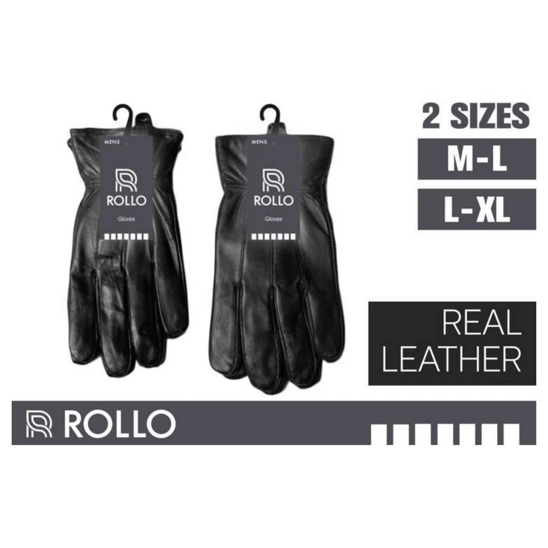 Mens Leather Gloves Assorted