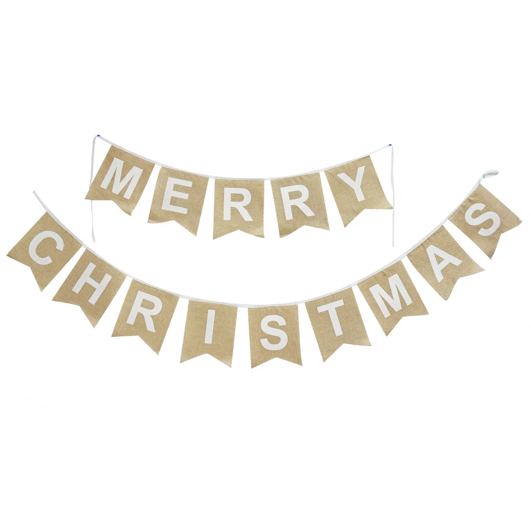 Merry Christmas Bunting Vintage 2.4M
