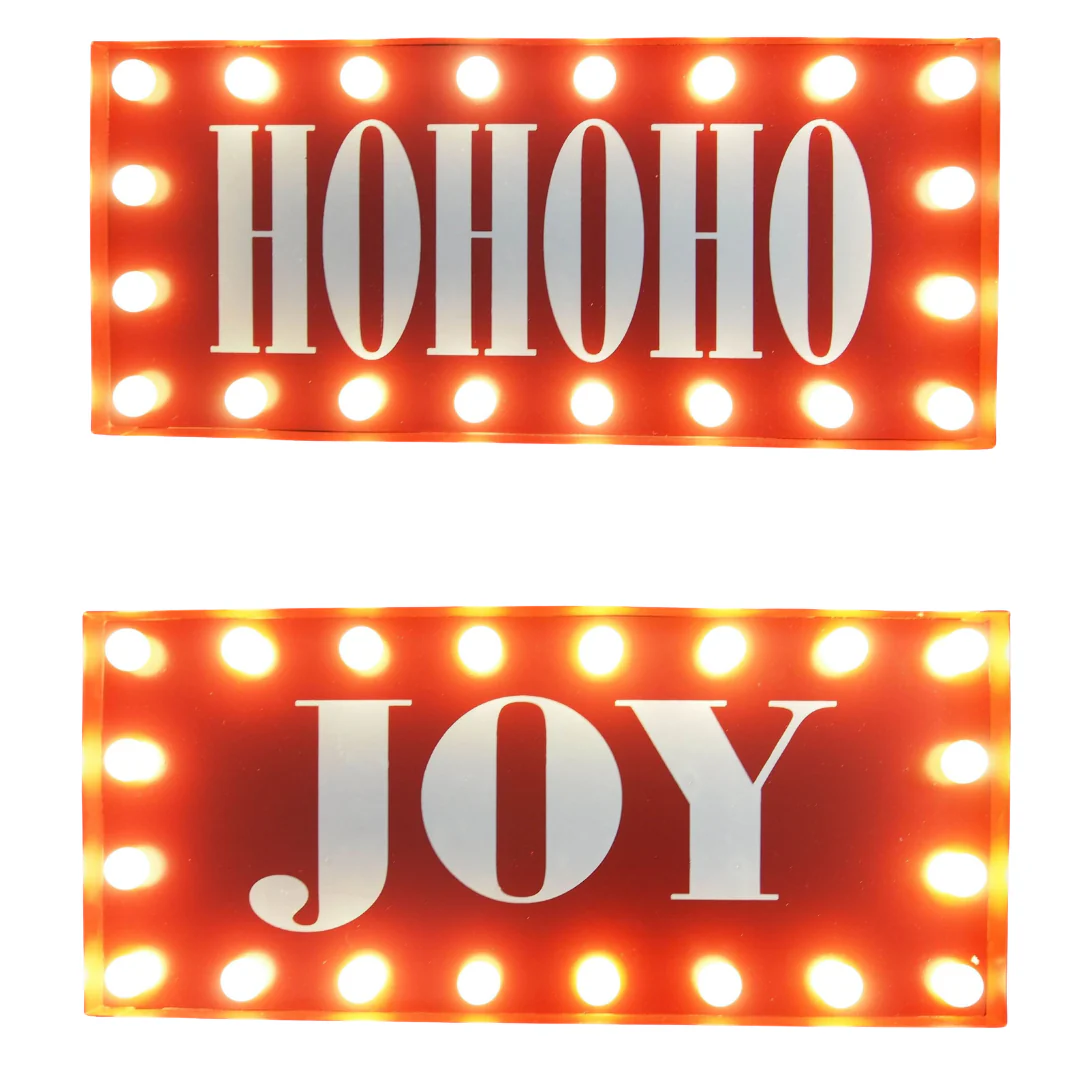 Metal Movie Light Sign Joy Hoho - Image 2