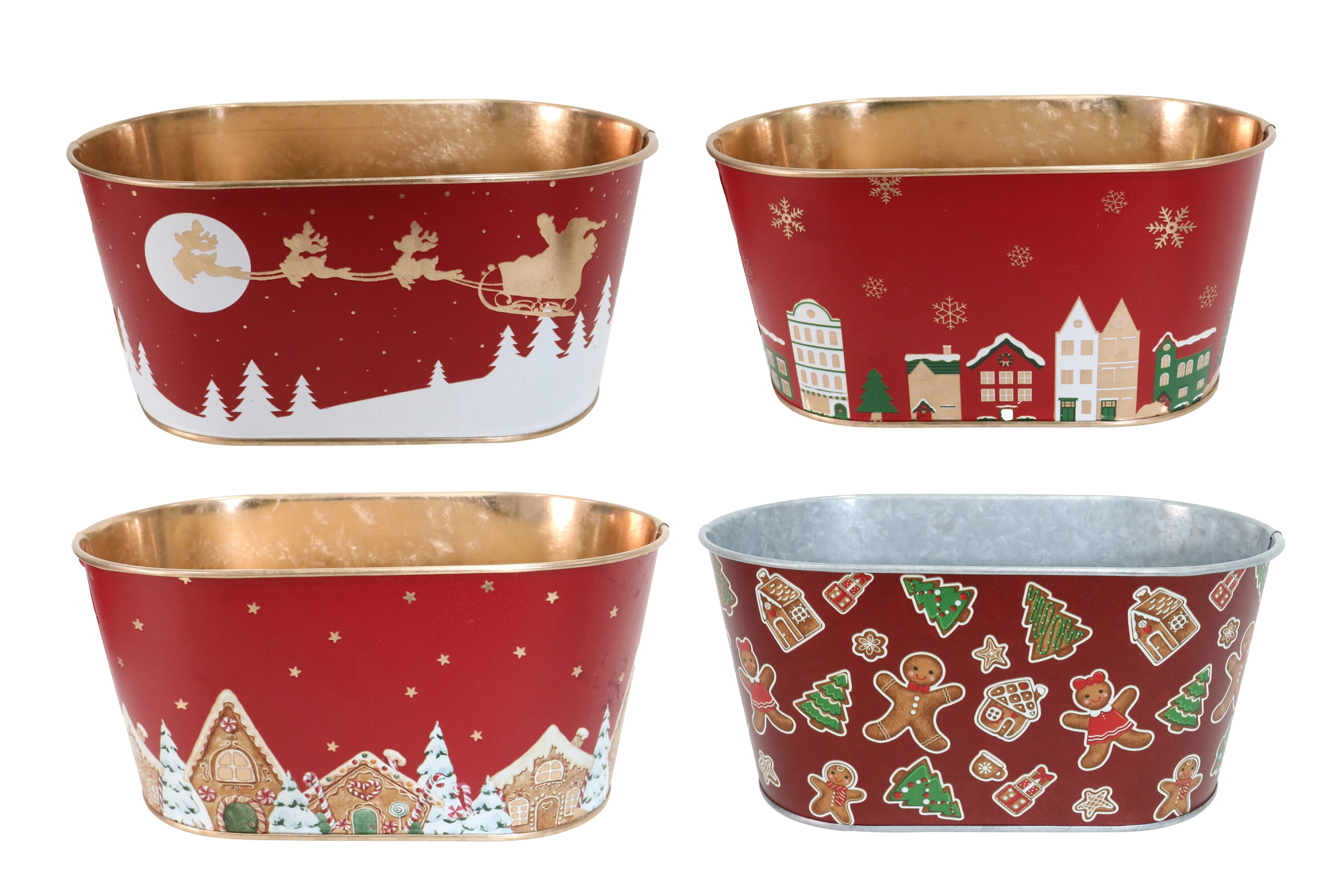 Metal Printed Tub 19.5cm