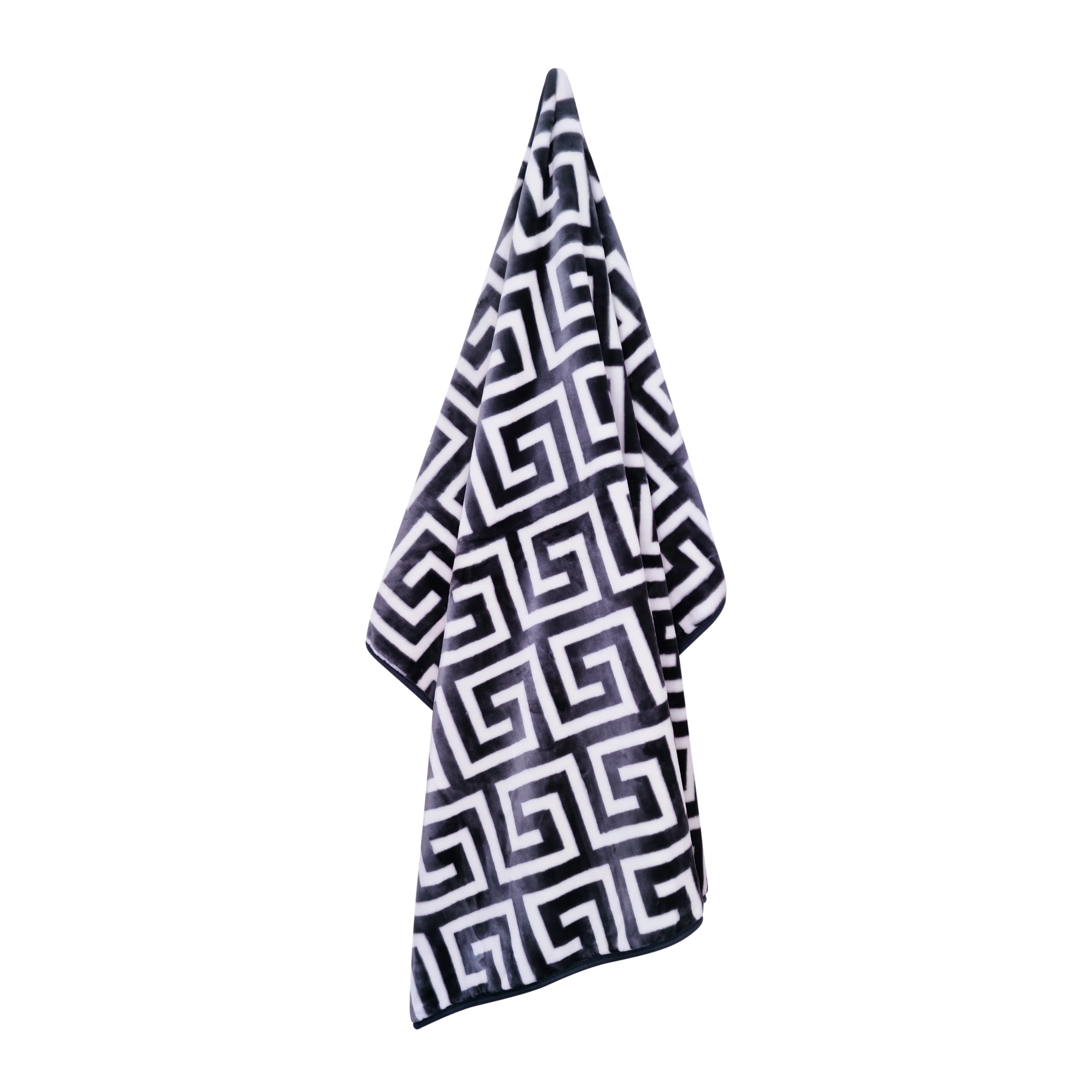 Mink Blanket DB 200x220cm 3.7Kg 800gsm Greek Charcoal - Image 2
