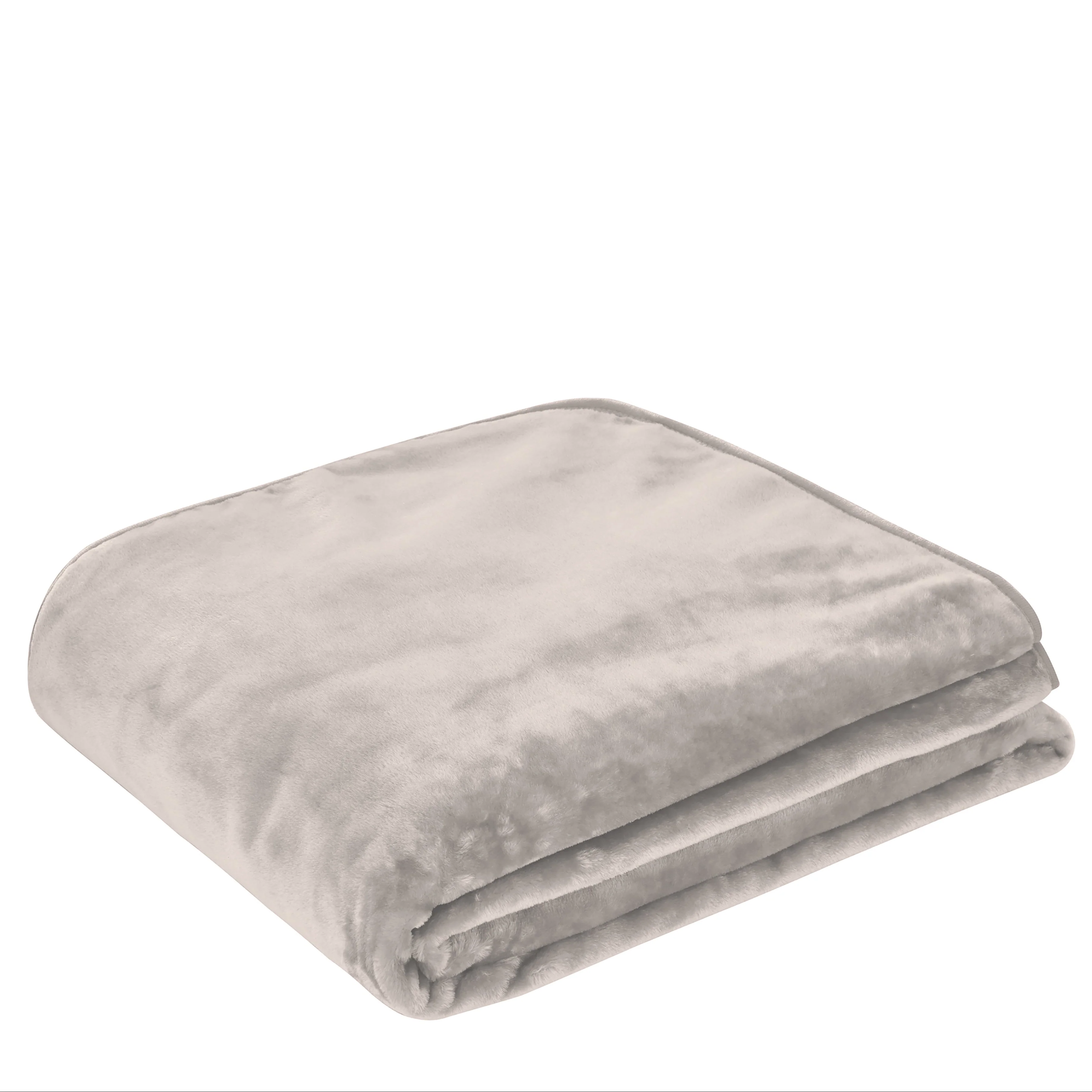 Mink Blanket DB 200x220cm 3.7Kg 800gsm Grey Beige