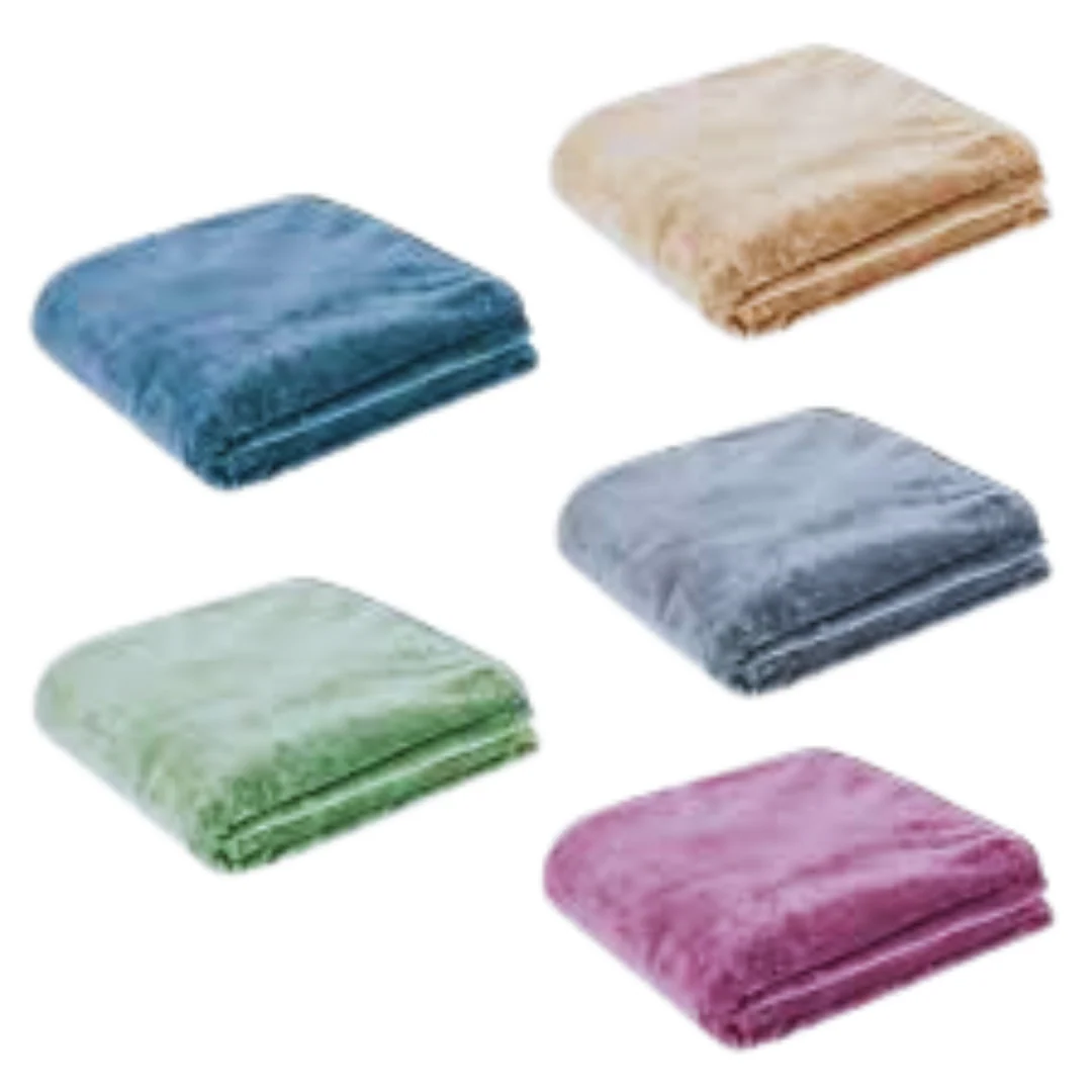 Mink Blanket KB 200x260cm 4.6Kg 800gsm Blue Pen - Image 2