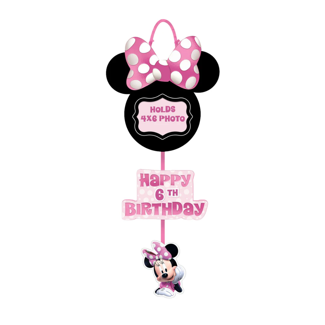 Minnie Mouse Forever Photo Hanging Sign Customisable