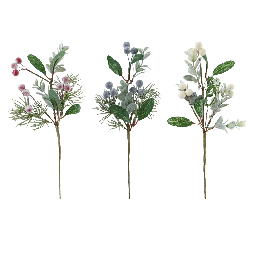Mistletoe Eucalyptus Berry Pick 30cm - Image 2