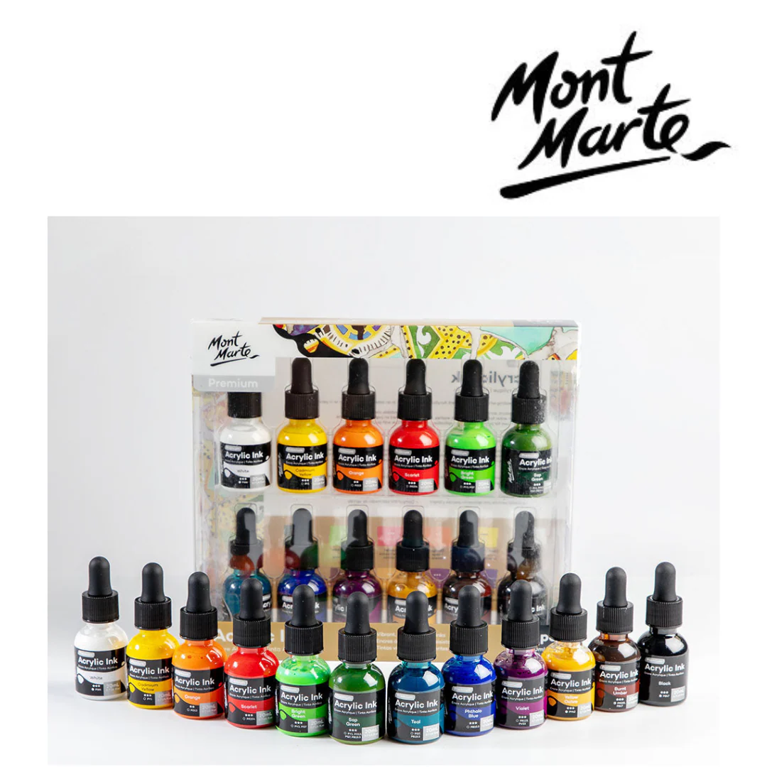 MM Acrylic Ink 12pc x 20ml - Image 3