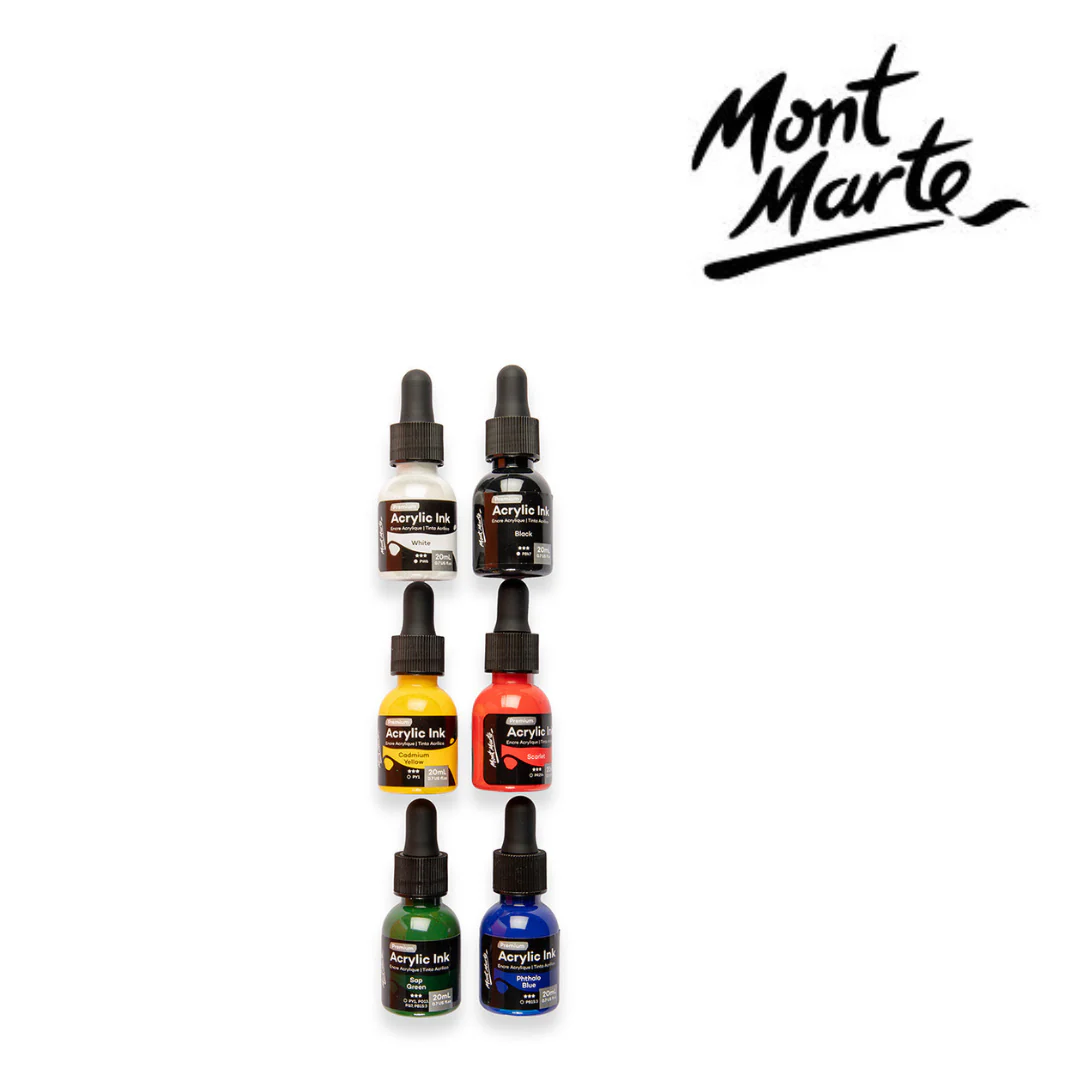 MM Acrylic Ink 6pc x 20ml - Image 5
