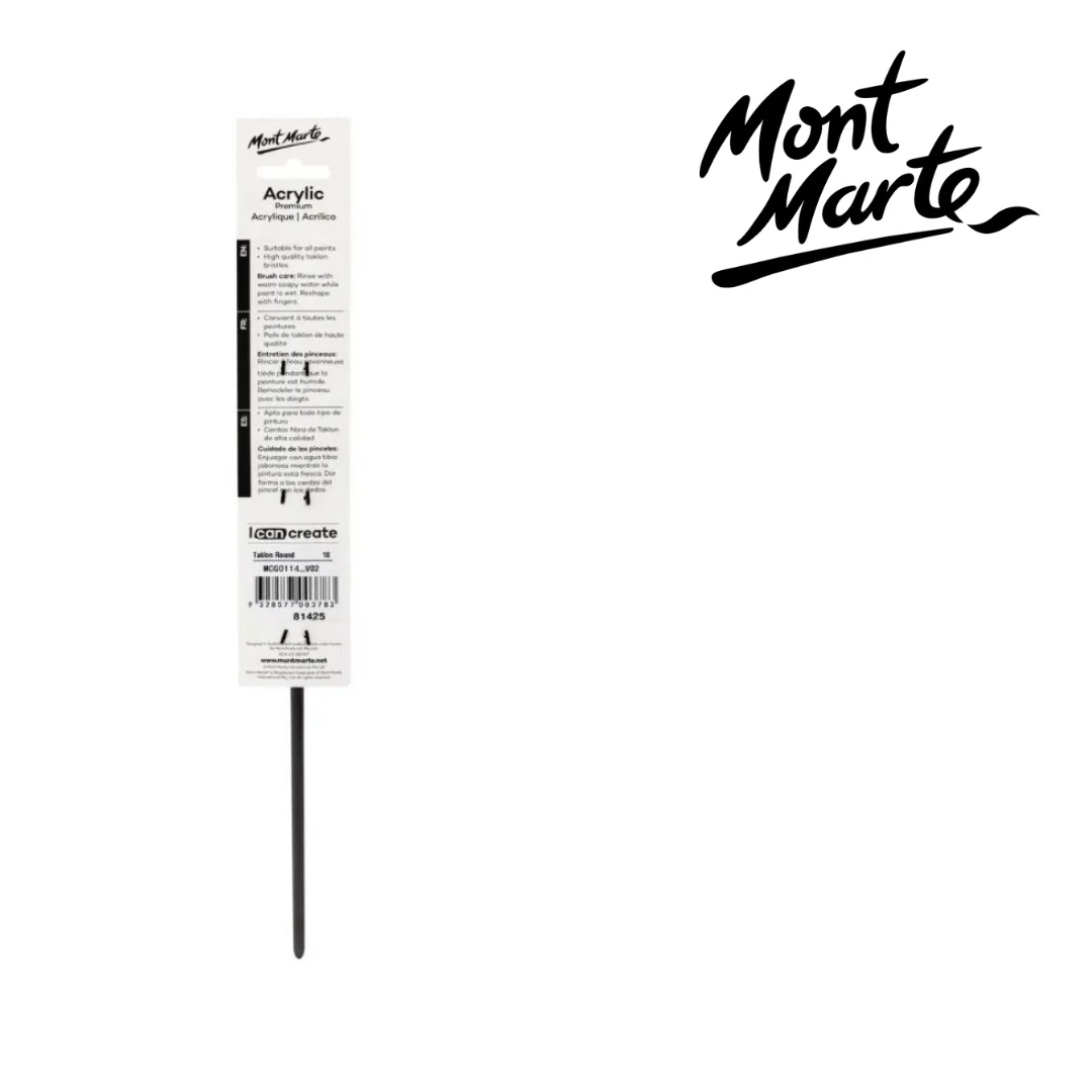 MM Artist Brush Taklon Round 10 - Image 2
