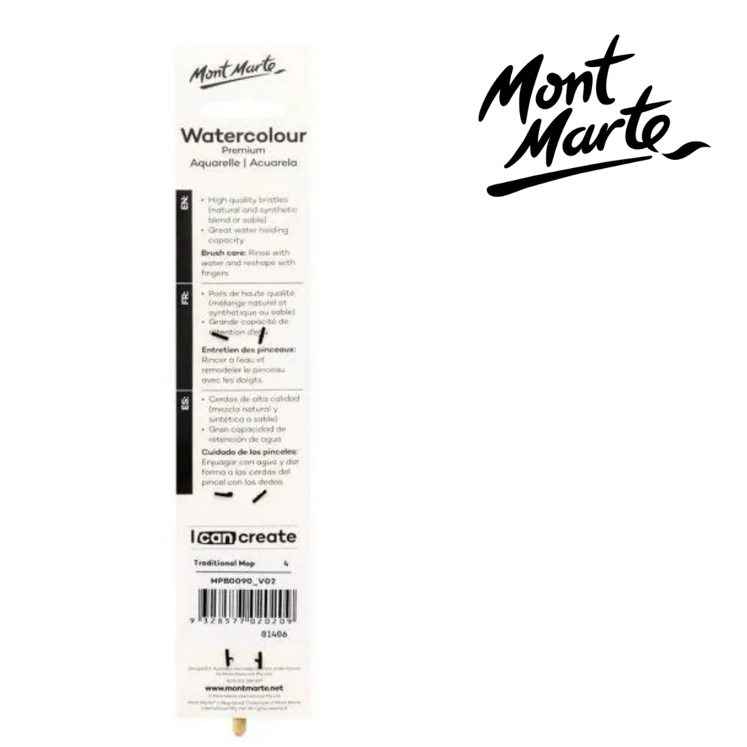 MM Artist Brush Watercolour Traditional Mop 4 - Image 2