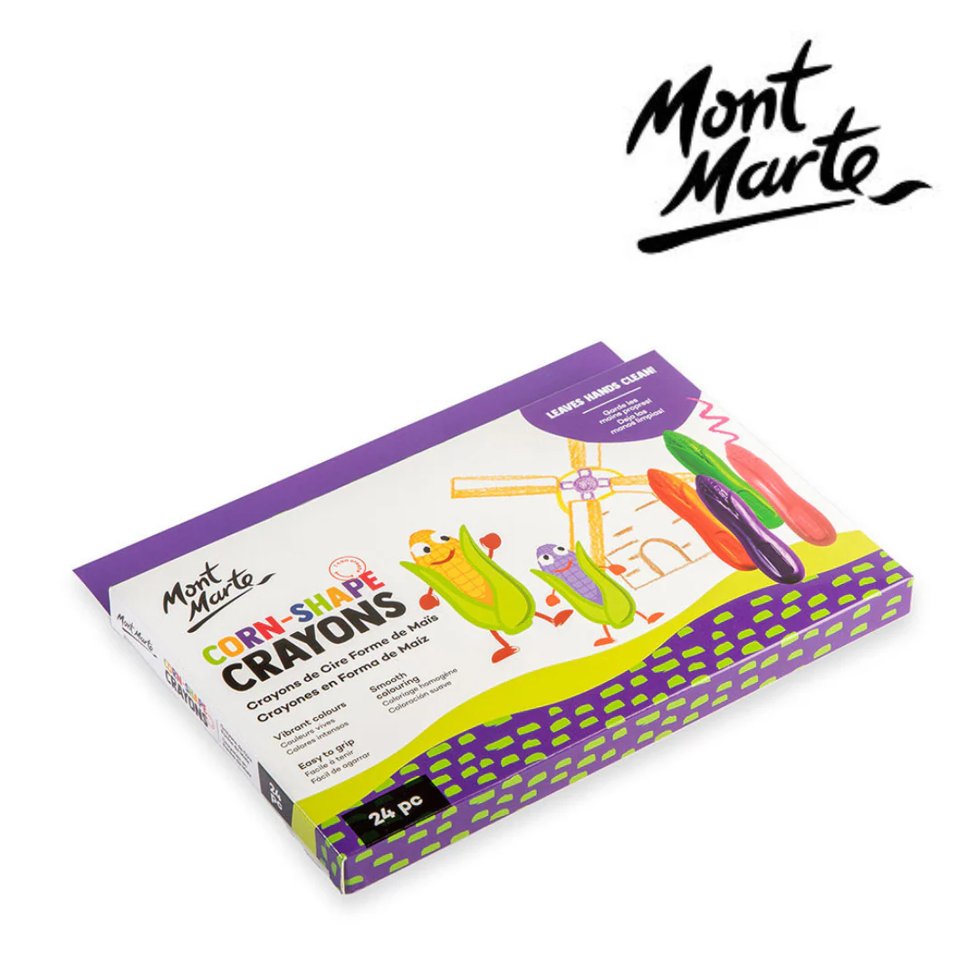 MM Corn-Shape Crayons 24pc - Image 3