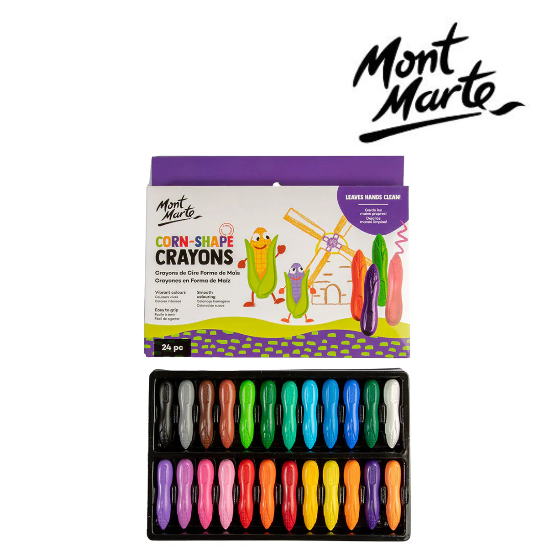 MM Corn-Shape Crayons 24pc - Image 4