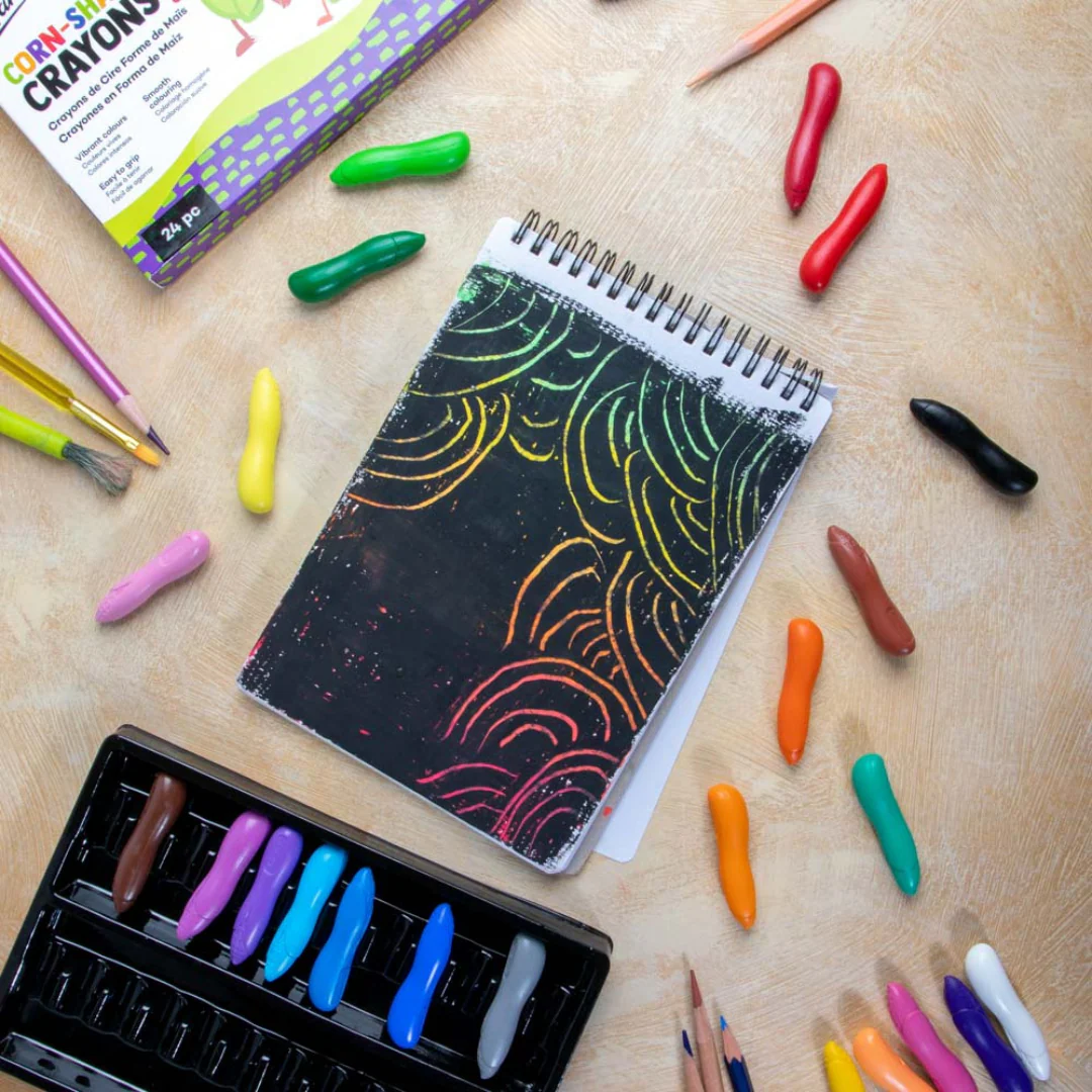 MM Corn-Shape Crayons 24pc - Image 6