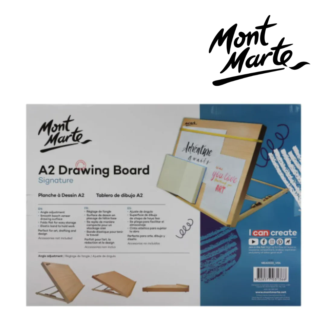 MM Drawing Board A2 with Elastic Band - Image 4