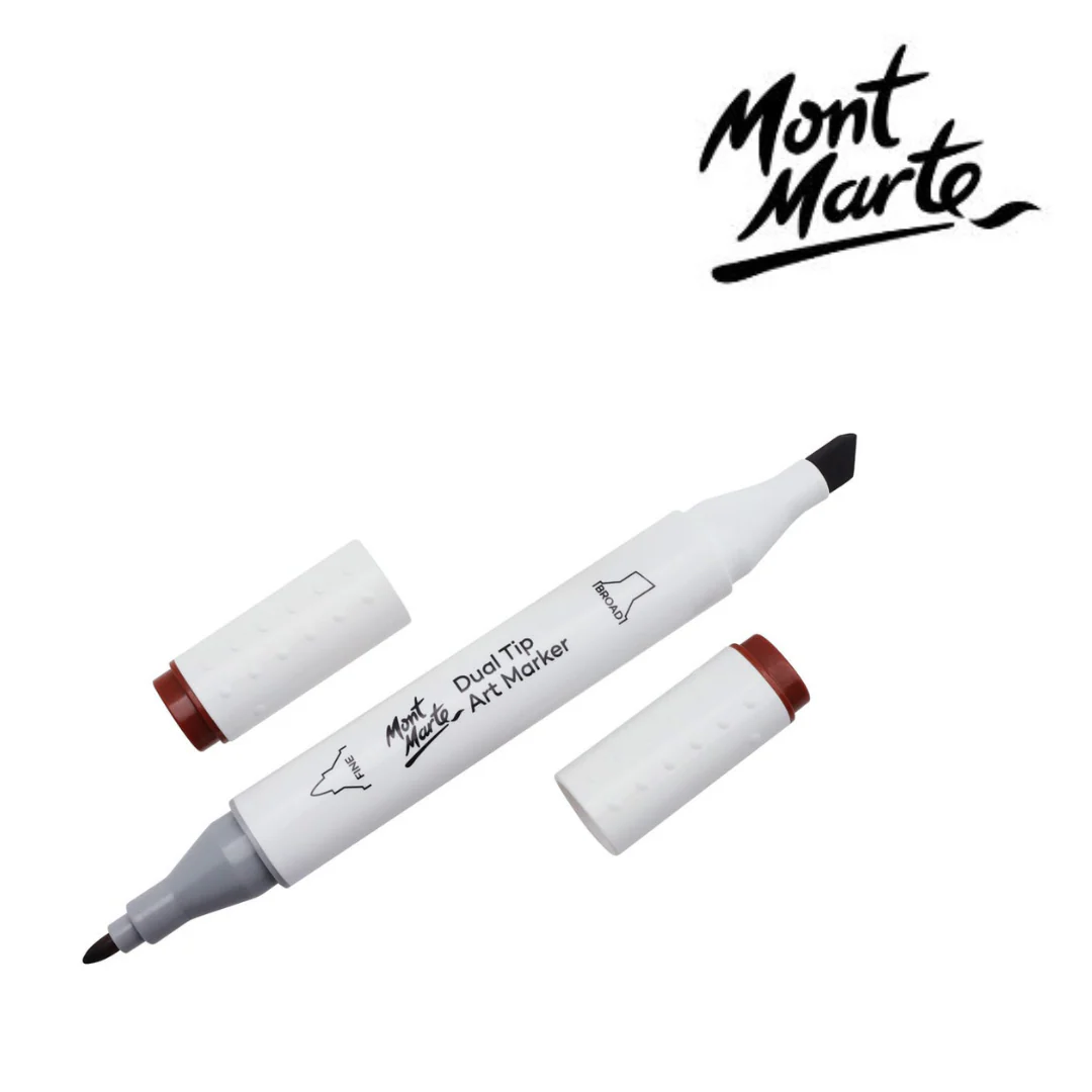 MM Dual Tip Alcohol Art Marker Burnt Sienna E5
