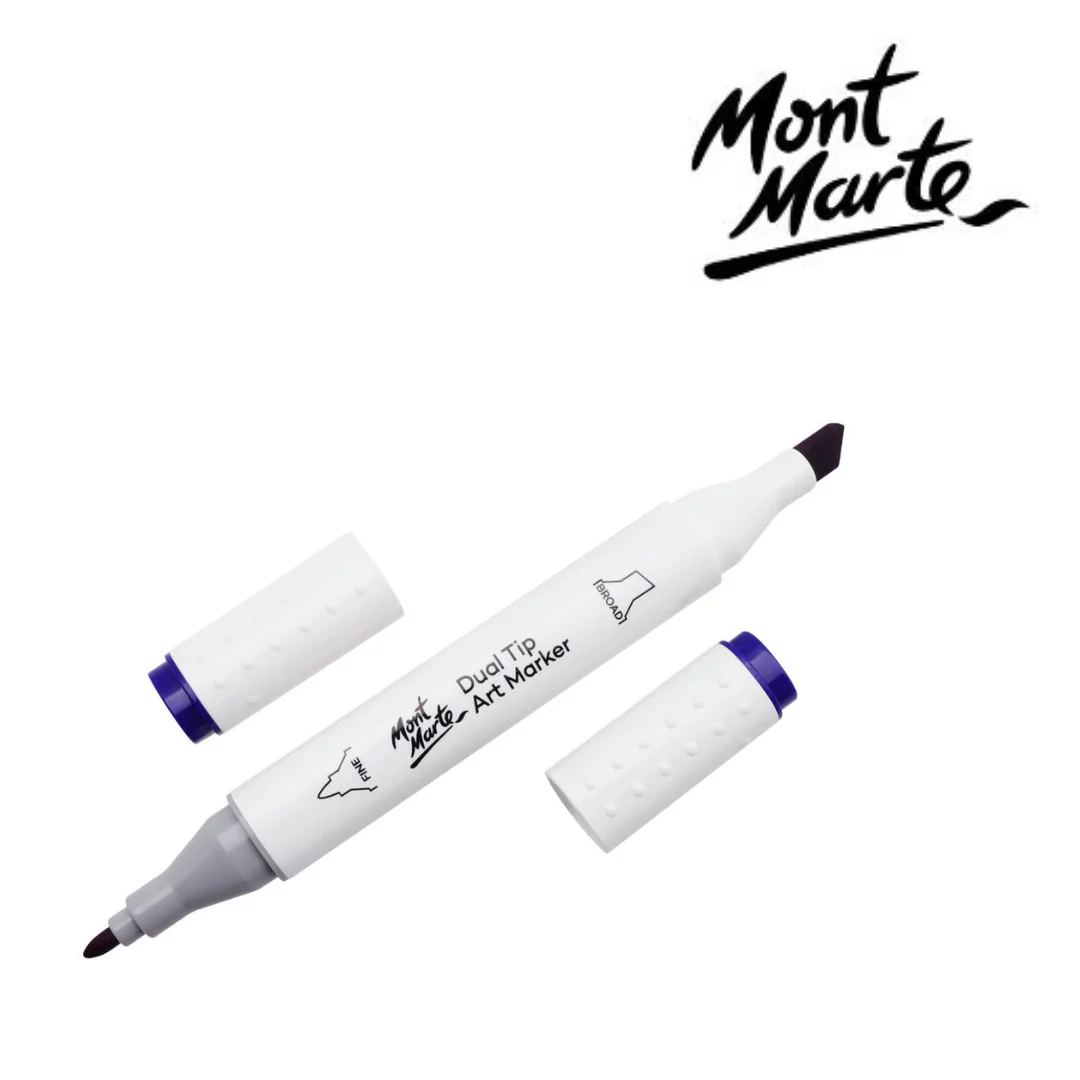 MM Dual Tip Alcohol Art Marker Cobalt Blue B1