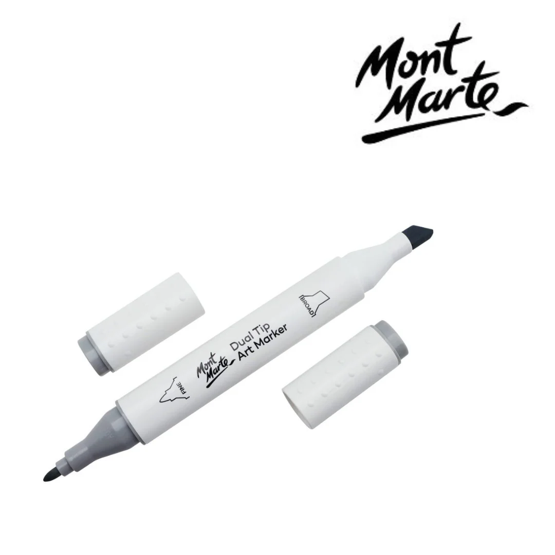 MM Dual Tip Alcohol Art Marker Light Grey GY4