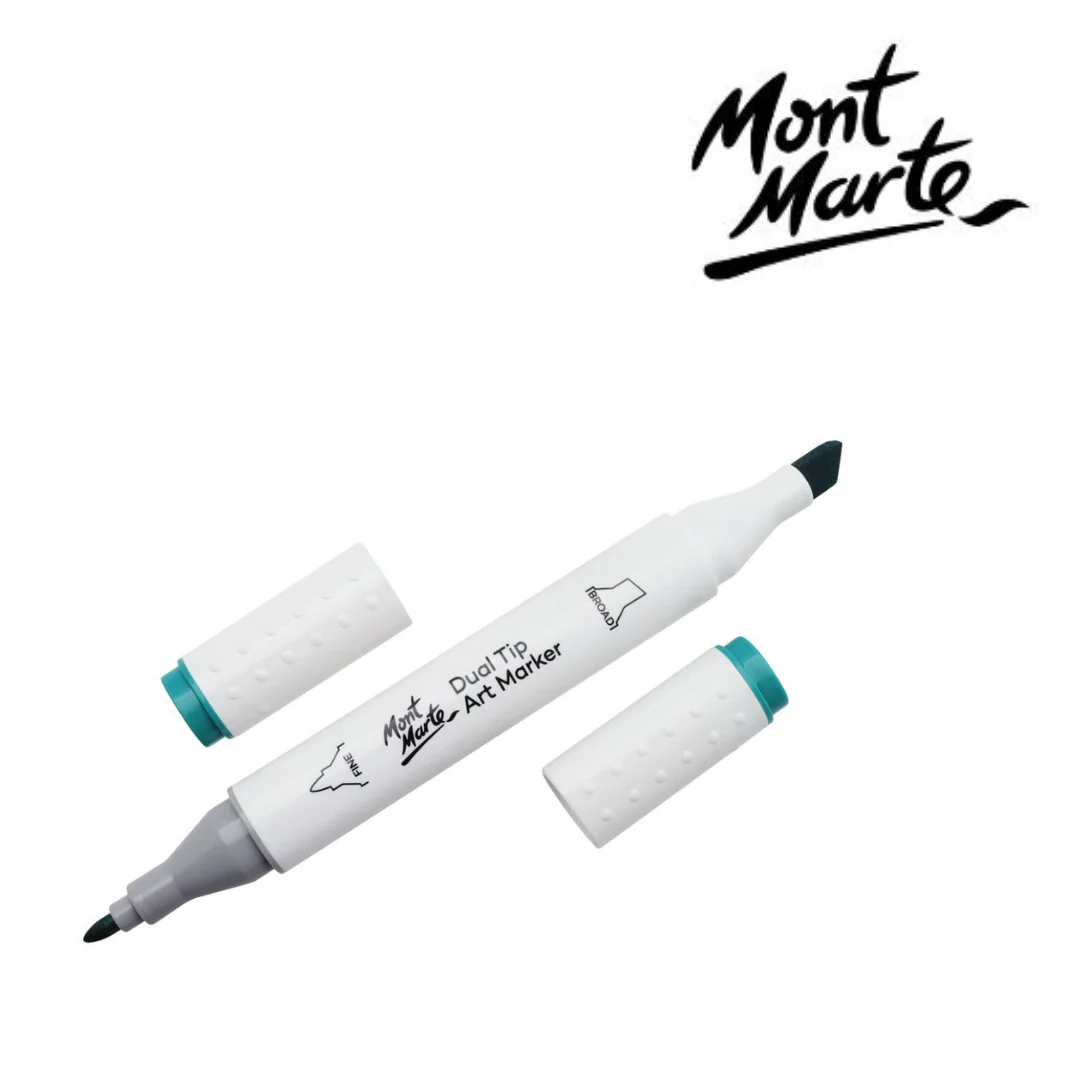 MM Dual Tip Alcohol Art Marker Teal G1