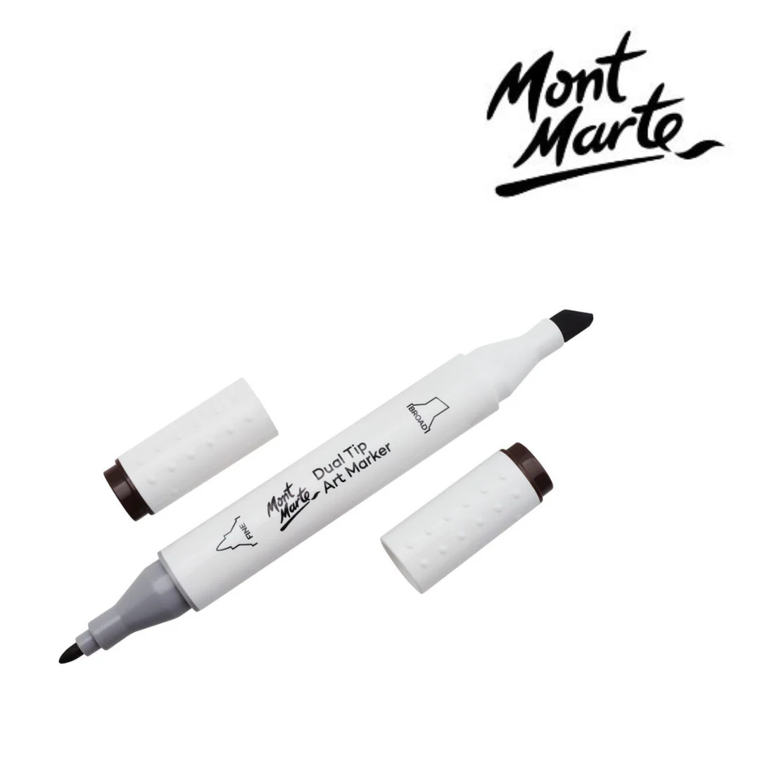 MM Dual Tip Alcohol Art Marker Van Dyke Brown E7
