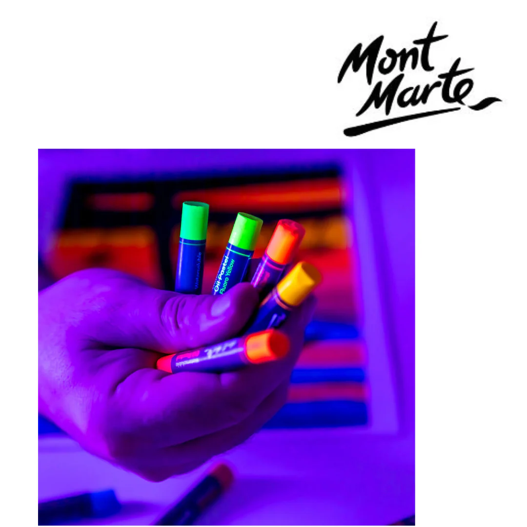 MM Fluoro Oil Pastels 12pc - Image 9