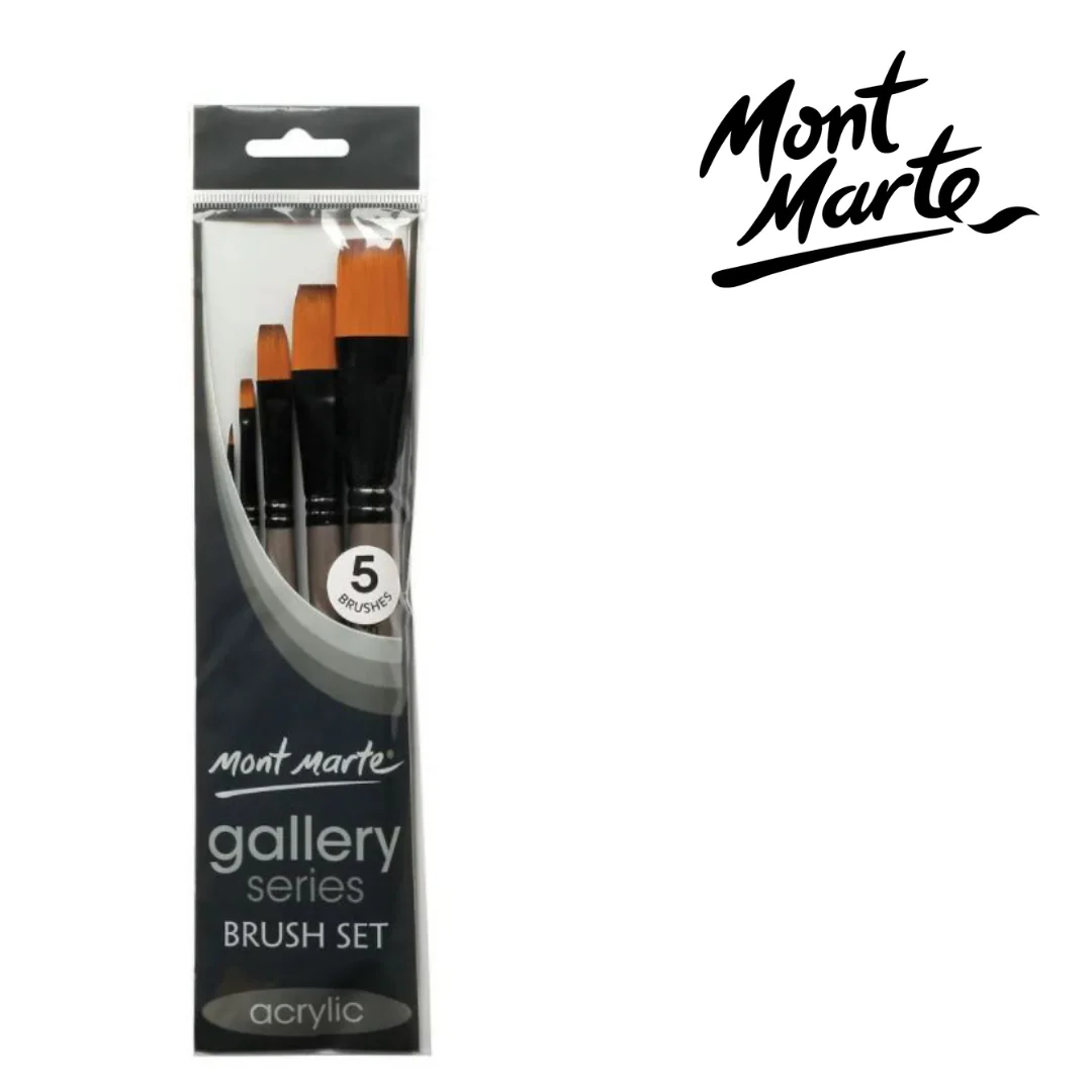 MM Gallery Series Brush Set Acrylic 5pc