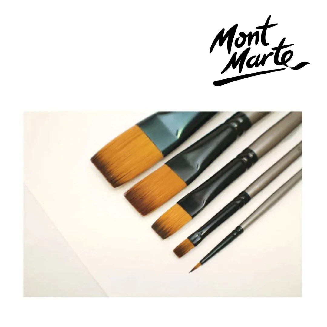 MM Gallery Series Brush Set Acrylic 5pc - Image 4