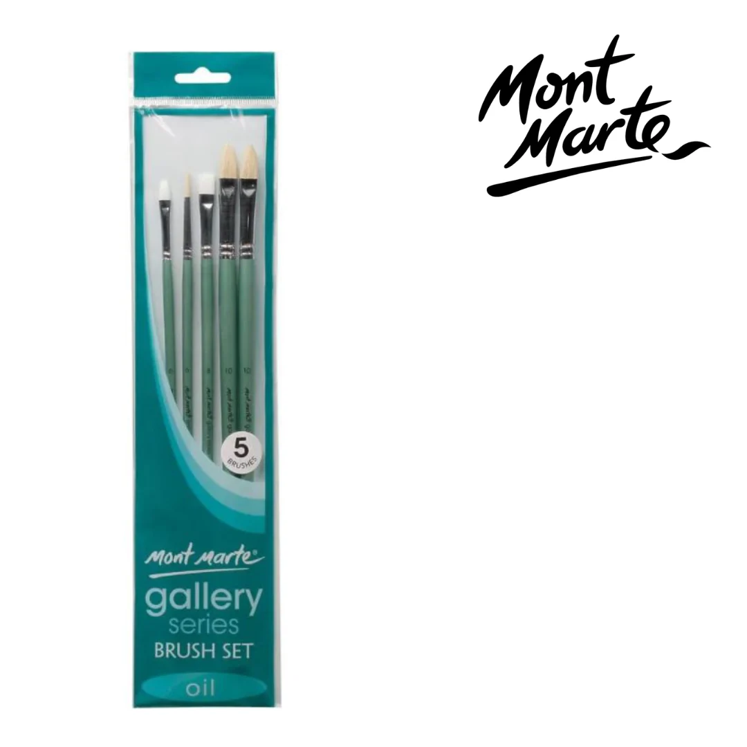 MM Gallery Series Brush Set Oils 5pc